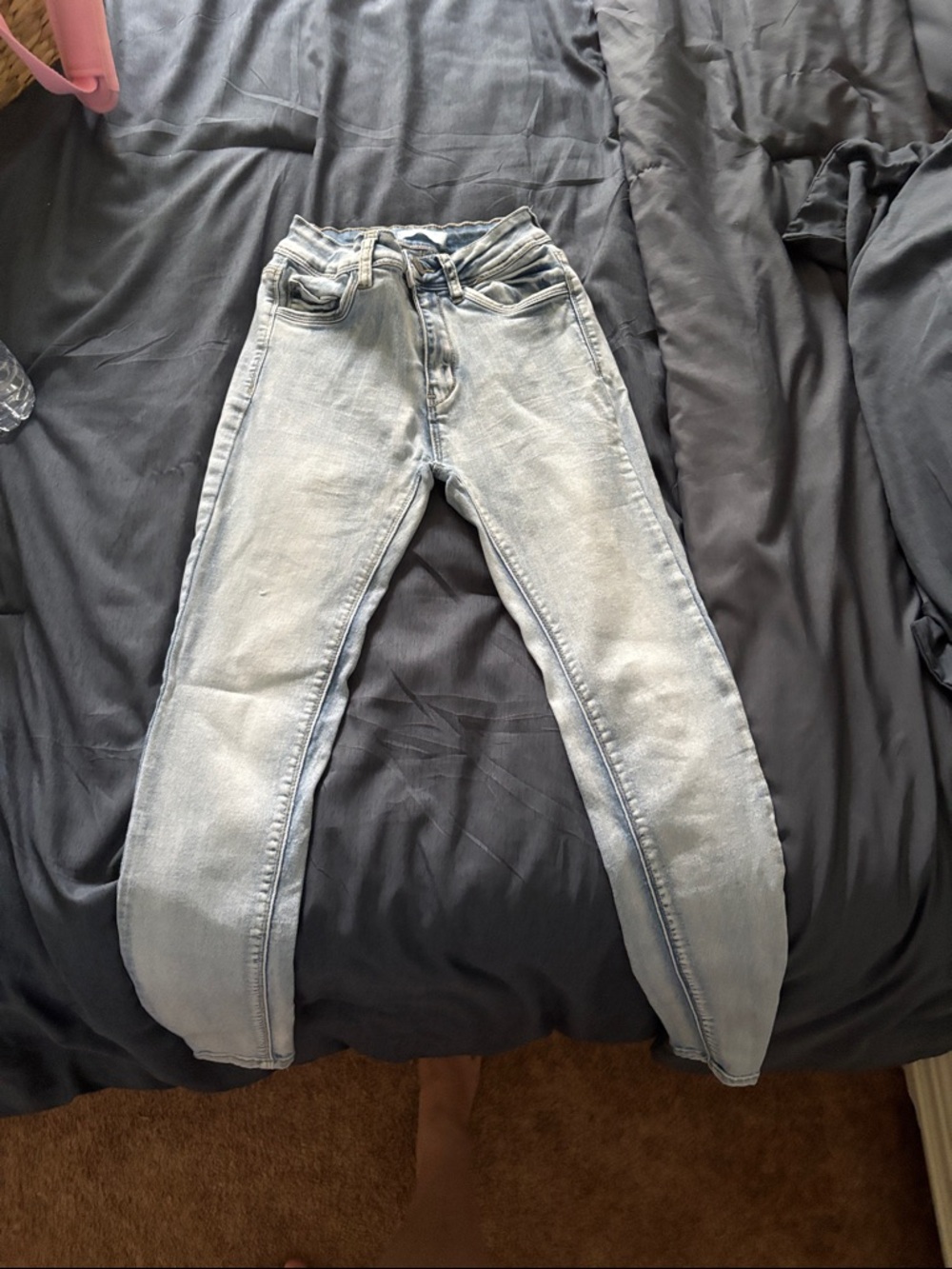 Light Wash kids Slim Jeans - Casual Everyday Denim